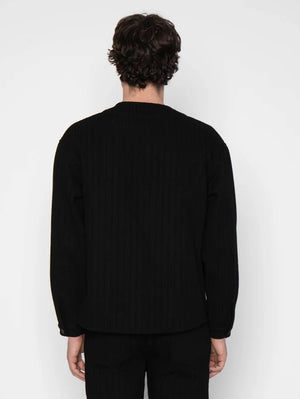 Naked & Famous Denim Black Sugiaya Wise Guy Shirt