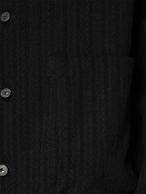 Naked & Famous Denim Black Sugiaya Wise Guy Shirt