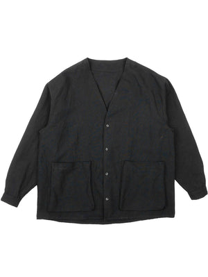 Naked & Famous Denim Black Wise Guy - Linen Blend Denim