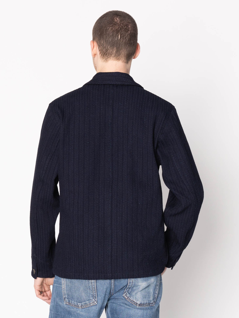 Naked & Famous Denim Chore Coat - Indigo Sugiaya