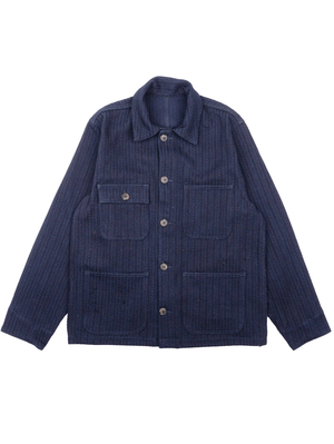 Naked & Famous Denim Chore Coat - Indigo Sugiaya