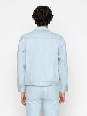 Naked & Famous Denim Denim Jacket Secret Agent Bleach Blue