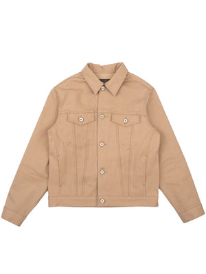 Naked & Famous Denim Denim Jacket Selvedge Slacks Beige