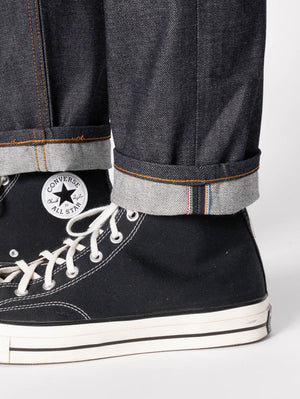Naked & Famous  Denim Easy Guy Dia De Los Muertos Bat Selvedge Indigo