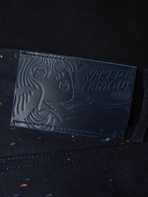 Naked & Famous Denim Easy Guy Galaxy Selvedge Indigo