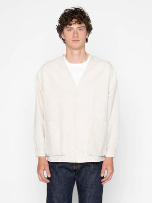 Naked & Famous Denim Ecru Wise Guy - Linen Blend