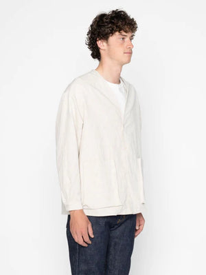 Naked & Famous Denim Ecru Wise Guy - Linen Blend