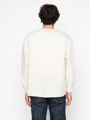 Naked & Famous Denim Ecru Wise Guy - Linen Blend