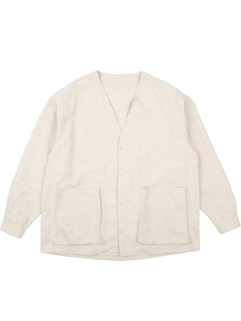 Naked & Famous Denim Ecru Wise Guy - Linen Blend