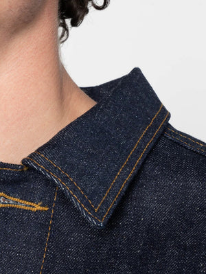 Naked & Famous Denim Indigo Brawler Selvedge Denim Jacket