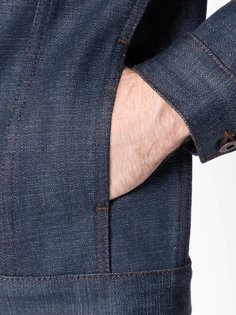 Naked & Famous Denim Kawataro Selvedge Denim Jacket Indigo