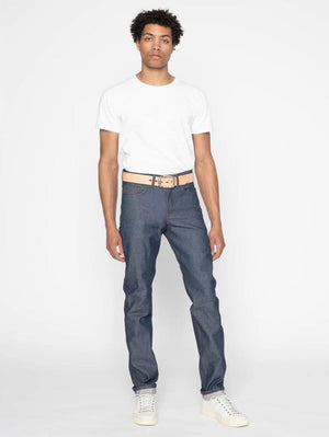 Naked & Famous Denim Natural Tan ThickBelt 7mm Leather