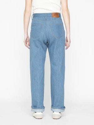 Naked & Famous Denim Strong Girl Vintage Blues Selvedge Indigo