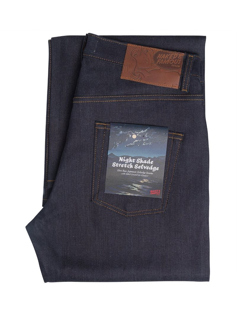 Naked & Famous Denim Strong Guy - Nightshade Stretch Selvedge