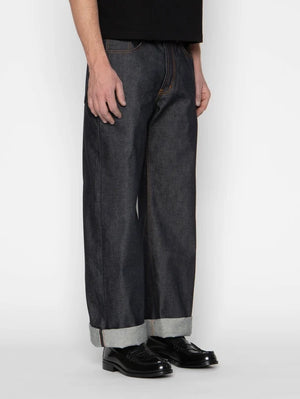 Naked & Famous  Denim Strong Guy Dia De Los Muertos Bat Selvedge Indigo