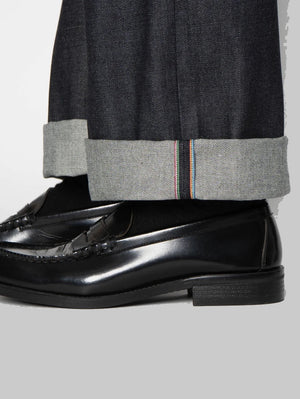 Naked & Famous  Denim Strong Guy Dia De Los Muertos Bat Selvedge Indigo