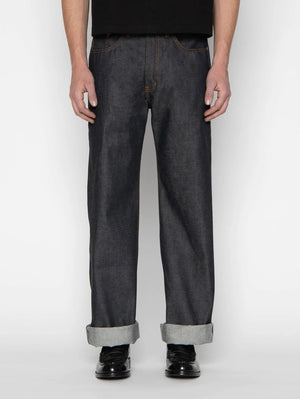 Naked & Famous  Denim Strong Guy Dia De Los Muertos Bat Selvedge Indigo