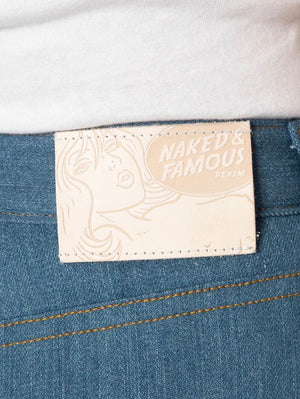 Naked & Famous Denim True Girl Vintage Blues Selvedge Indigo