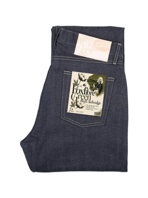 Naked & Famous Denim True Guy - Foxfibre (r) Green Weft - Indigo
