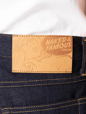 Naked & Famous Denim Strong Guy - Sea Island Selv. - Indigo
