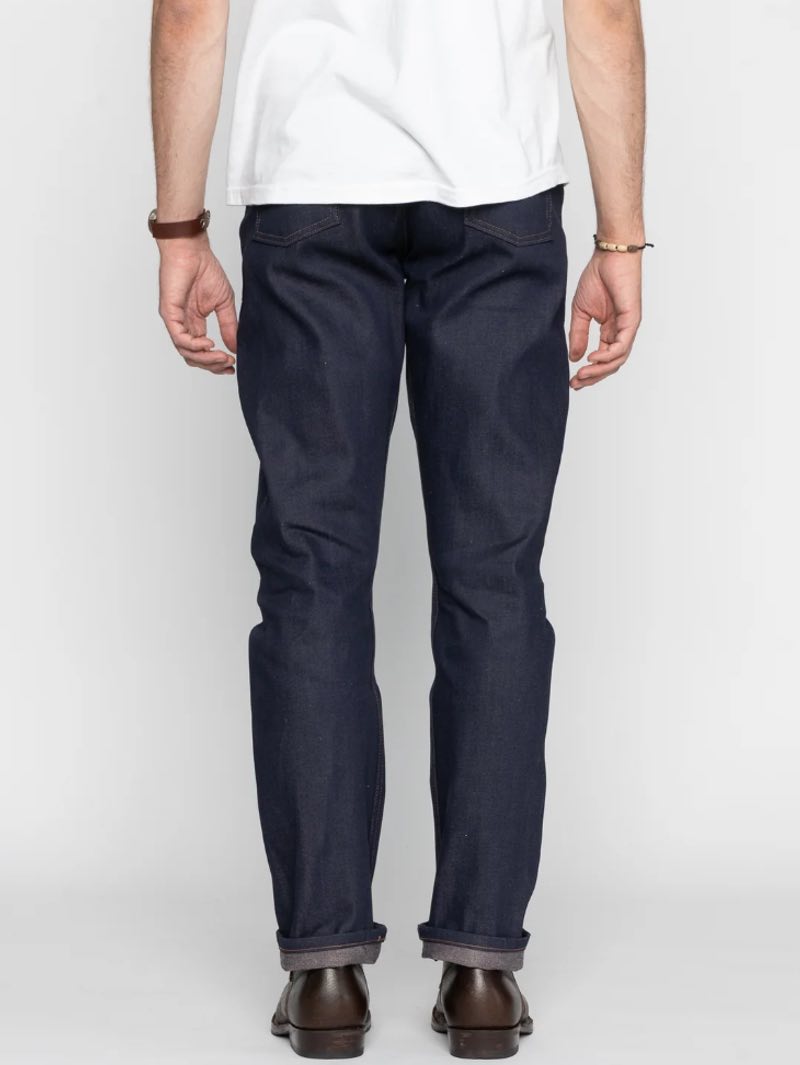 Naked & Famous Denim True Guy Coffee Dye Selvedge Indigo Jeans