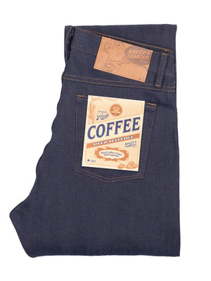 Naked & Famous Denim True Guy Coffee Dye Selvedge Indigo Jeans