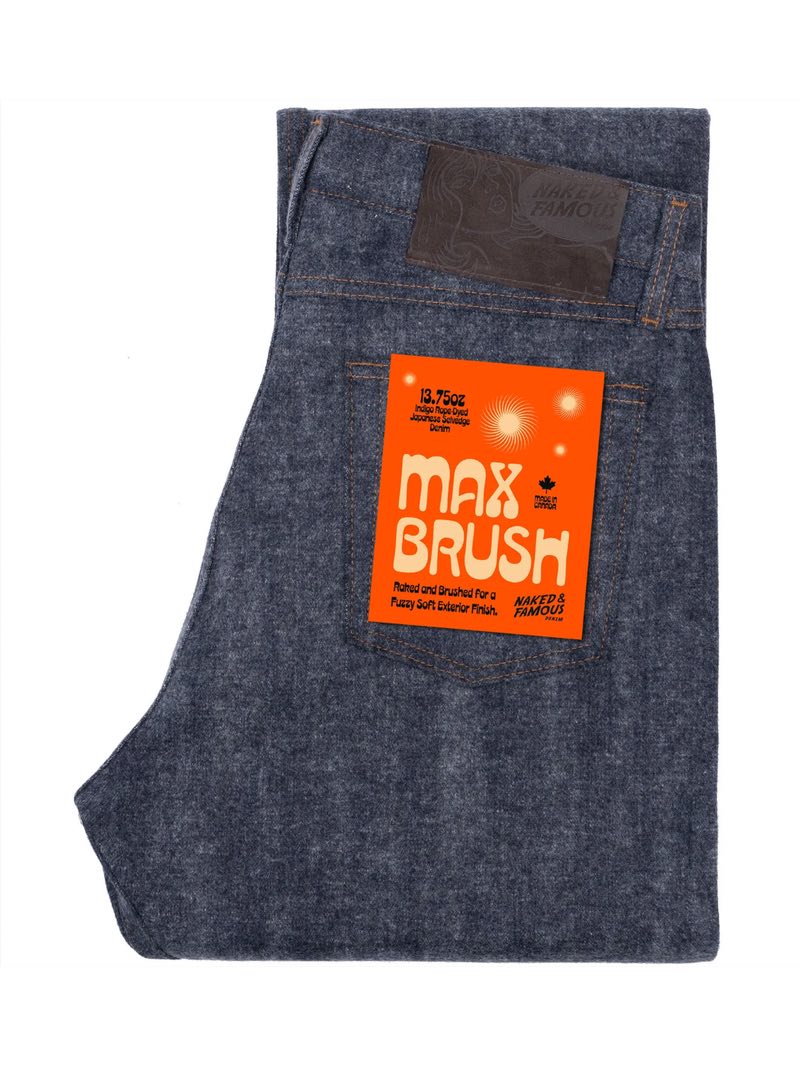 Naked & Famous Denim True Guy Max Brush Selvedge