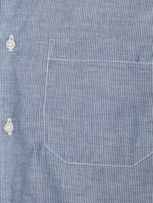 Naked & Famous Denim True Shirt The Indigo Stripe Selvedge