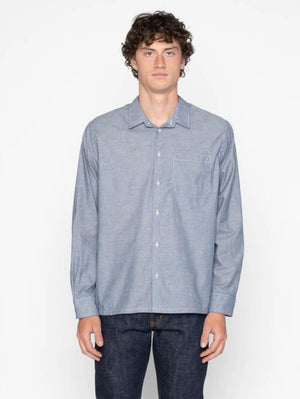 Naked & Famous Denim True Shirt The Indigo Stripe Selvedge