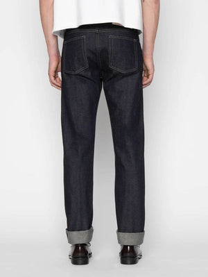 Naked & Famous Denim Weird Guy - Foxfibre (r) Green Weft - Indigo