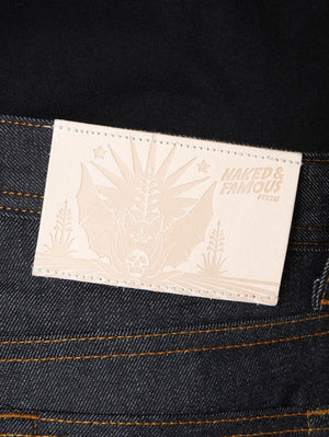 Naked & Famous  Denim Weird Guy Dia De Los Muertos Bat Selvedge Indigo