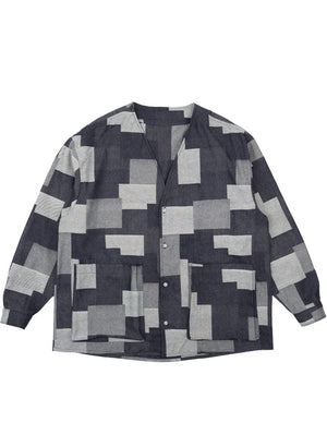Naked & Famous Denim Wise Guy - Jacquard Denim - Indigo