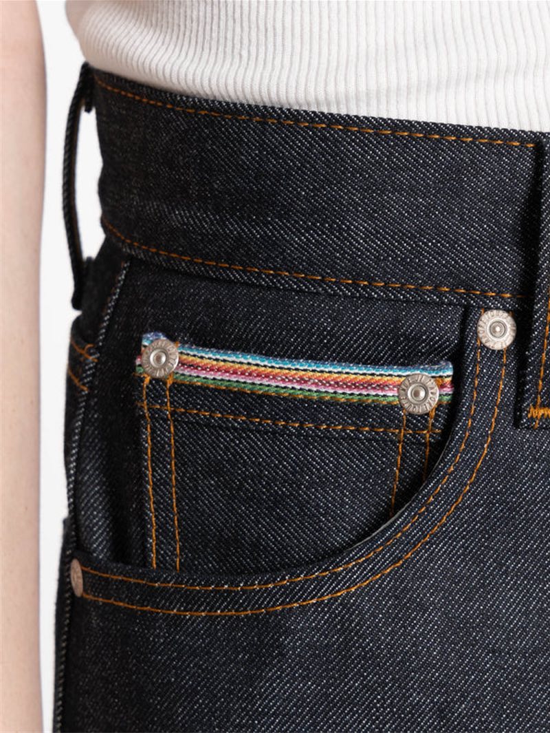Naked & Famous True Girl Dia De Los Muertos Selved Jeans