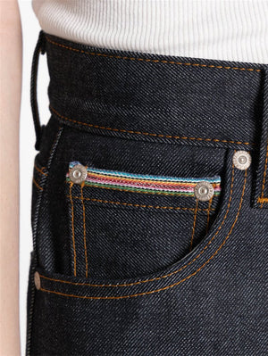Naked & Famous True Girl Dia De Los Muertos Selved Jeans