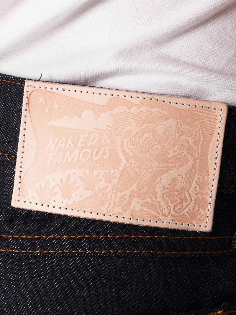 Naked & Famous True Guy - Dia De Los Muertos Selvedge - Indigo