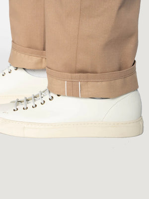 Naked & Famous Weird Guy Beige Selvedge Slacks