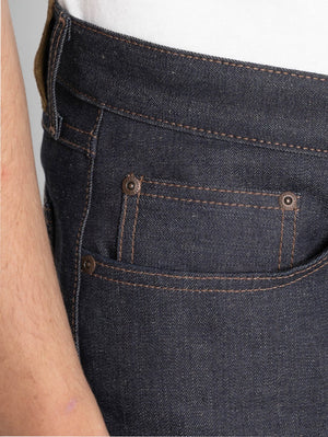 Naked & Famous Weird Guy Hemp Blend Selvedge Indigo Jeans