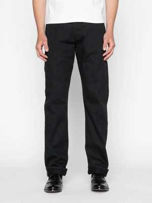 Naked & Famous True Guy Selvedge Slacks Black