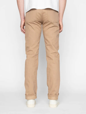 Naked & Famous Weird Guy Beige Selvedge Slacks