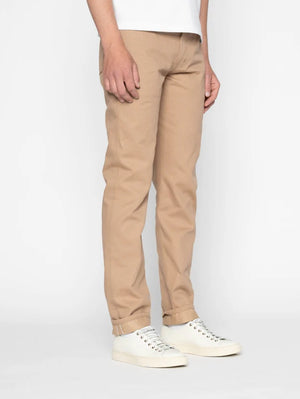 Naked & Famous Weird Guy Beige Selvedge Slacks