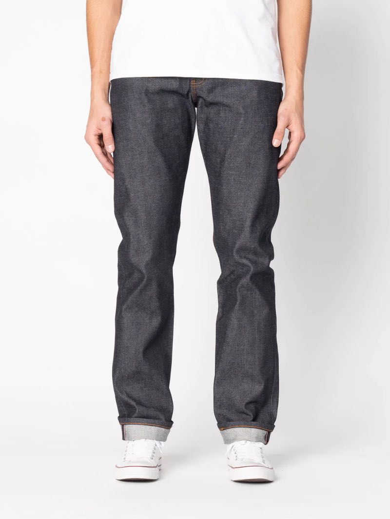 Naked & Famous Weird Guy Dia De Los Muertos Selvedge Indigo Jeans