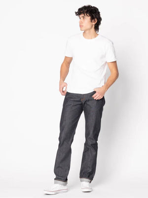 Naked & Famous Weird Guy Dia De Los Muertos Selvedge Indigo Jeans