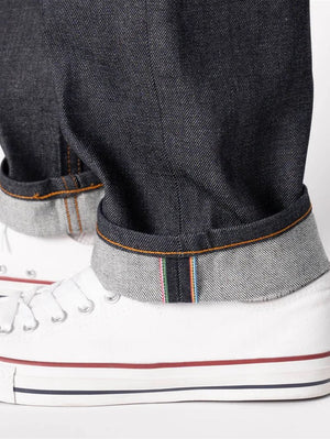 Naked & Famous Weird Guy Dia De Los Muertos Selvedge Indigo Jeans