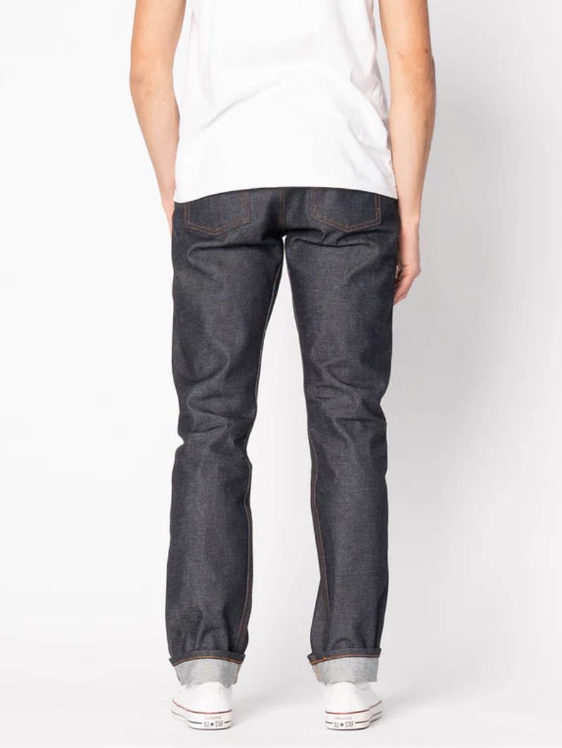 Naked & Famous Weird Guy Dia De Los Muertos Selvedge Indigo Jeans