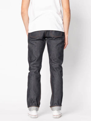 Naked & Famous Weird Guy Dia De Los Muertos Selvedge Indigo Jeans