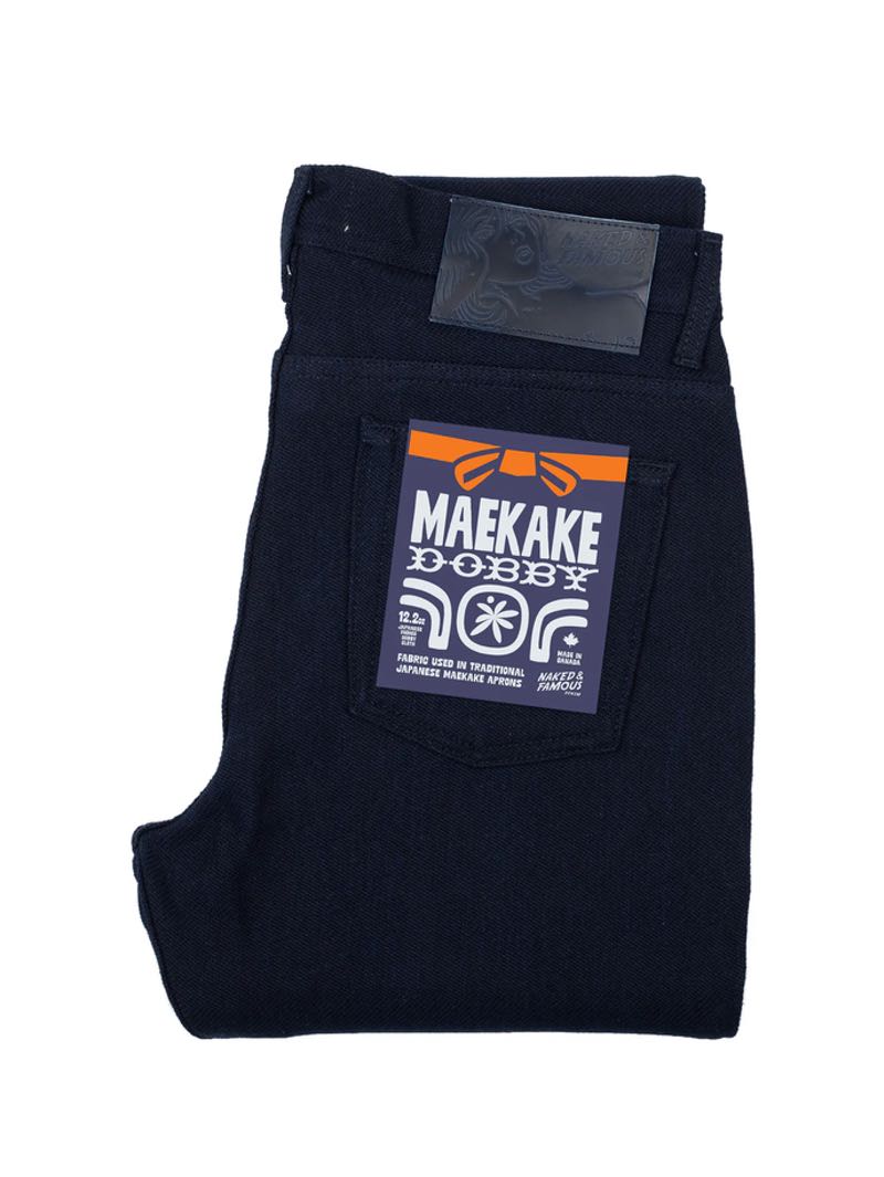 Naked & Famous True Guy Maekake Dobby Indigo