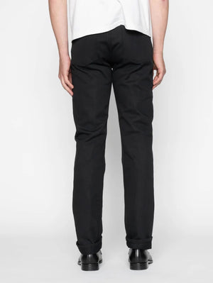 Naked & Famous Weird Guy Selvedge Slacks Black