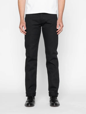 Naked & Famous Weird Guy Selvedge Slacks Black