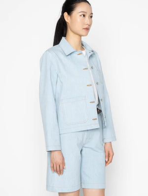 Naked & Famous Women's Gracie - Secret Agent ( Bleach ) - Blue