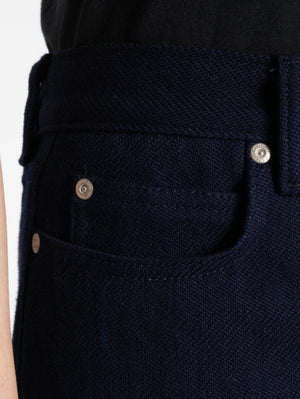 Naked & Famous Women's Maekake Bestie Dobby Indigo